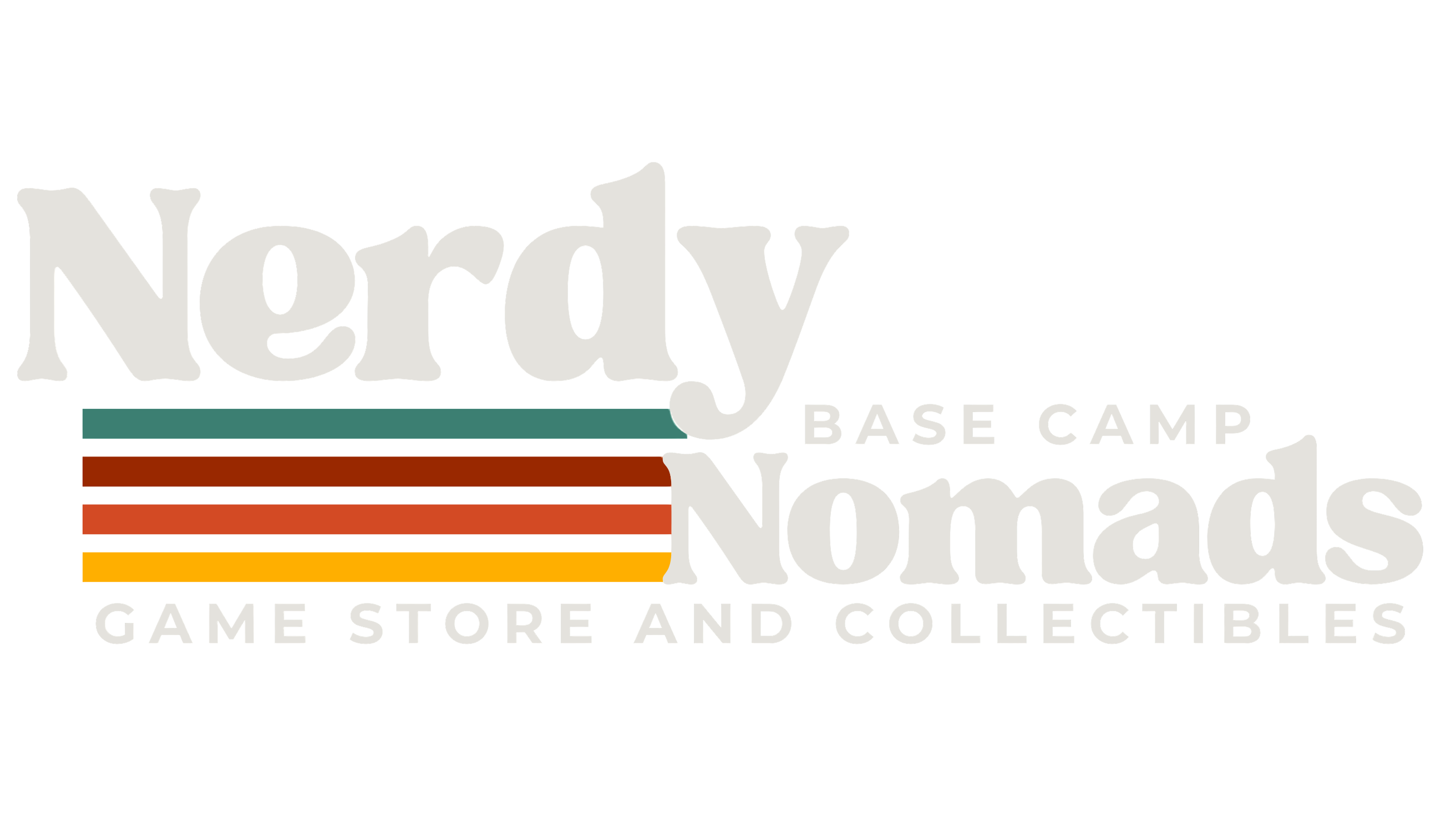 Nerdy Nomads Base Camp Game Store logo