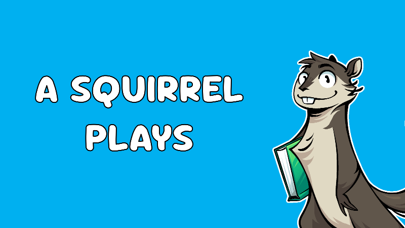 A Squirrel Plays