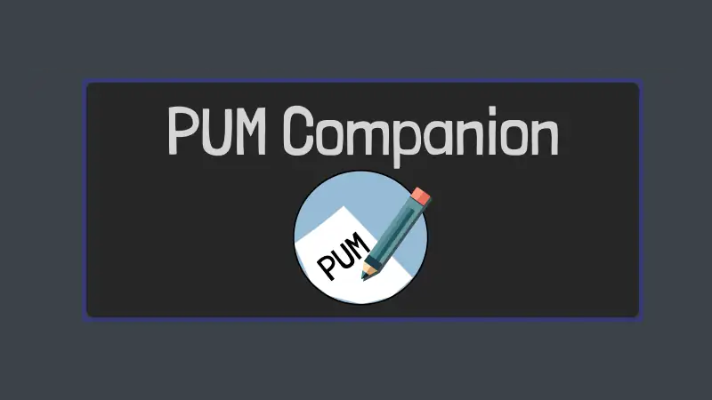 PUM Companion RPG Storytelling