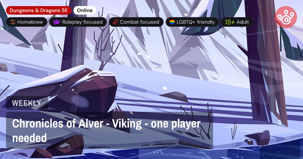 Chronicles of Alver - Viking - one player needed