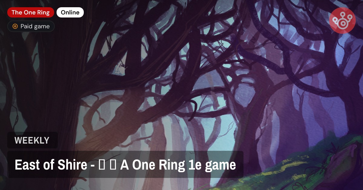 East of Shire - 🧝 💍 A One Ring 1e game