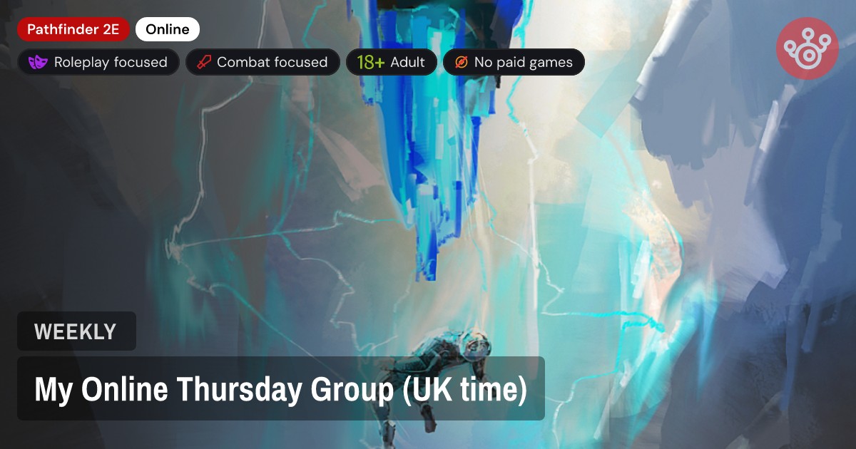 My Online Thursday Group (UK time)