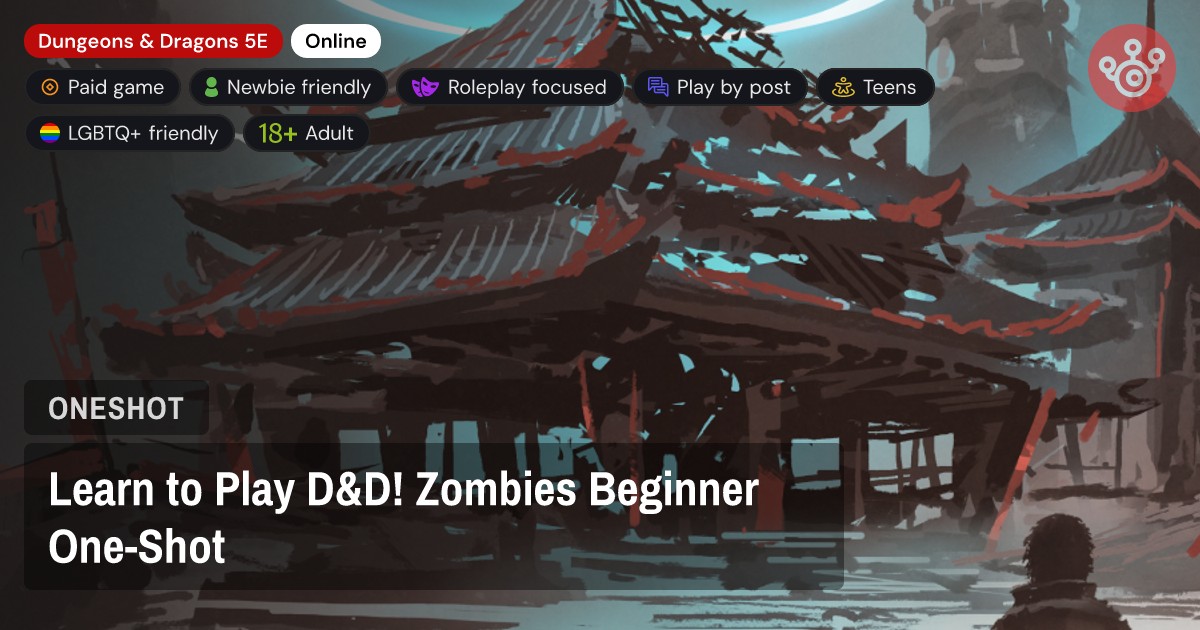 Learn to Play D&D! Zombies Beginner One-Shot
