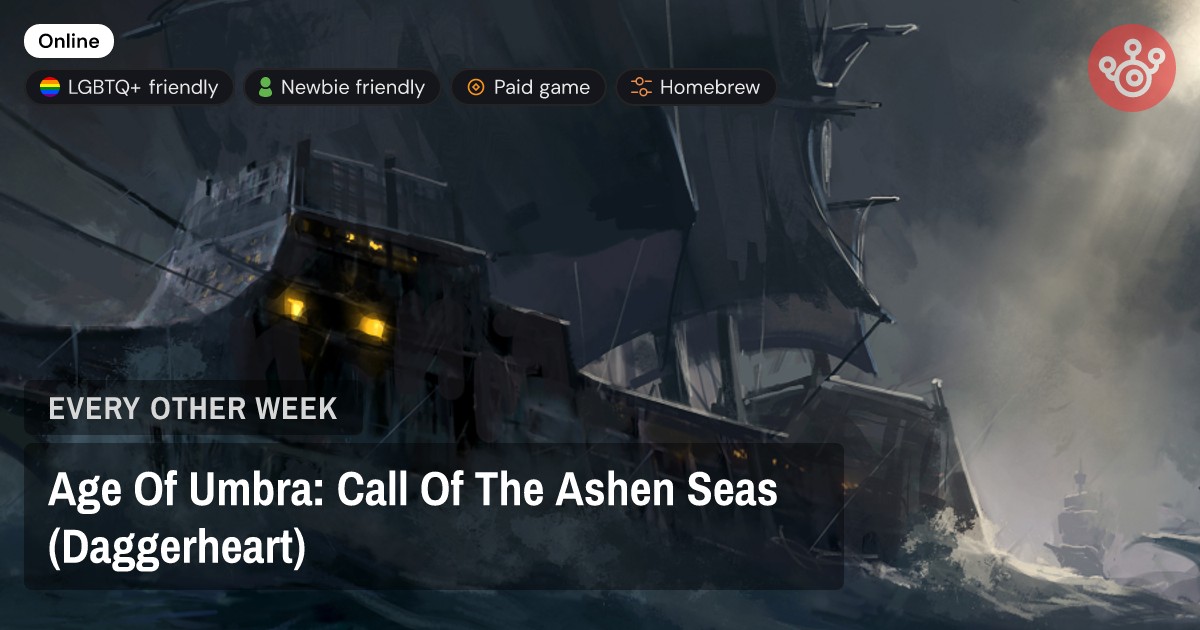 Age Of Umbra: Call Of The Ashen Seas (Daggerheart)