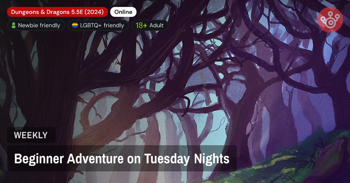 Beginner Adventure on Tuesday Nights
