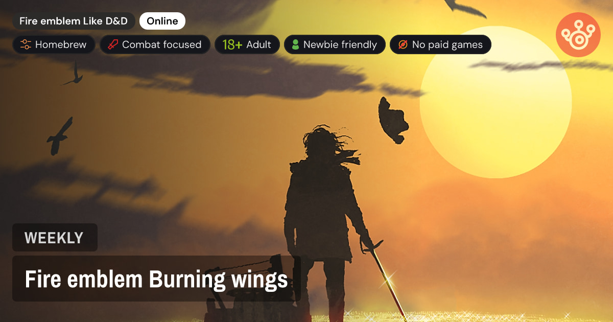 Fire emblem Burning wings