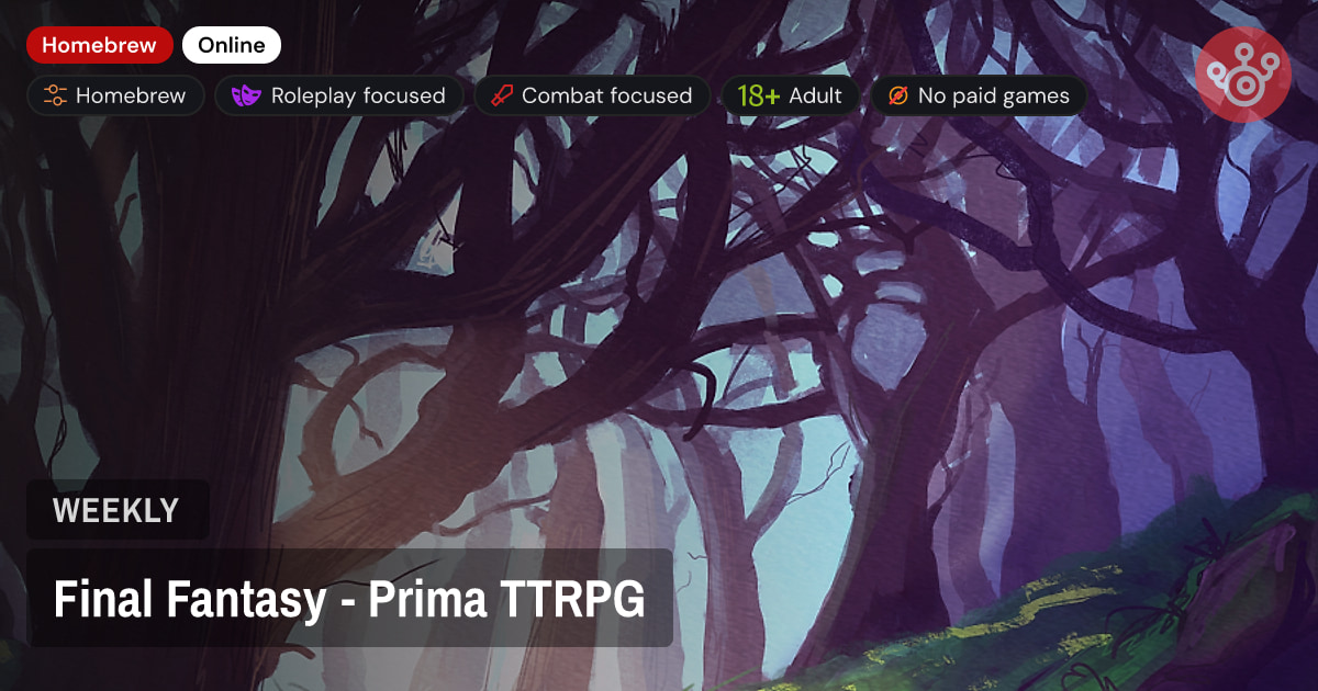 Final Fantasy - Prima  TTRPG