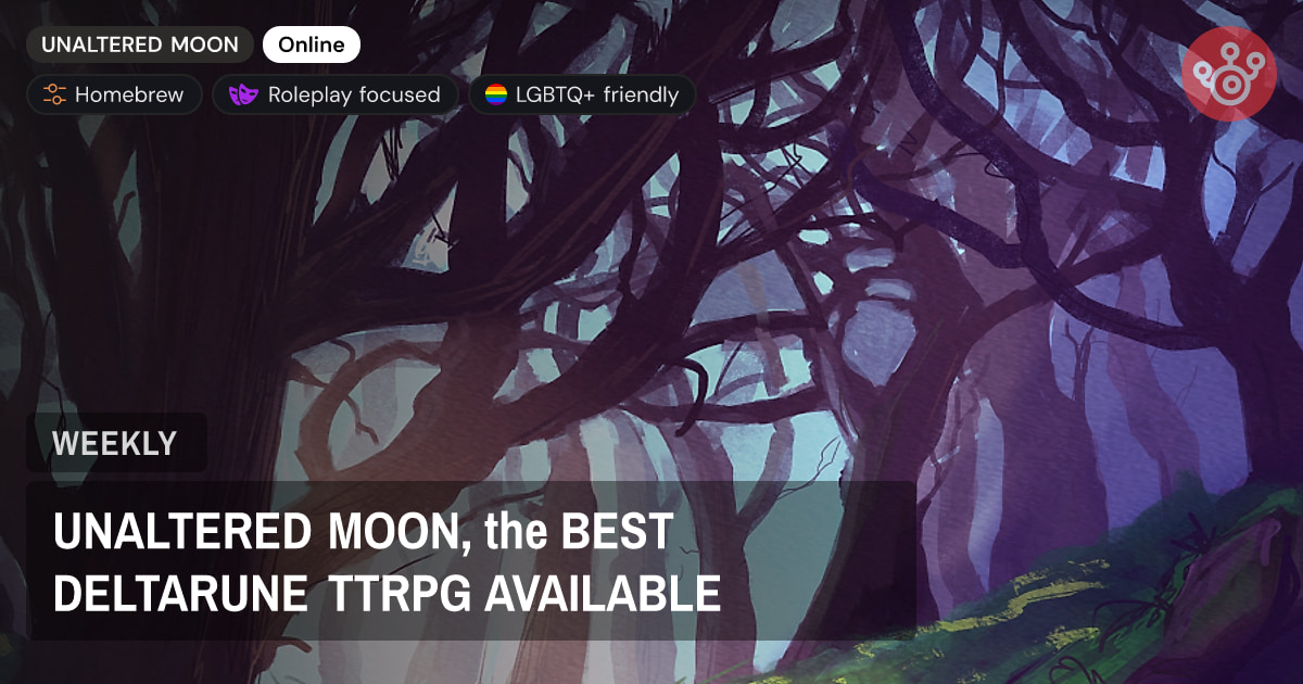UNALTERED MOON, the BEST DELTARUNE TTRPG AVAILABLE