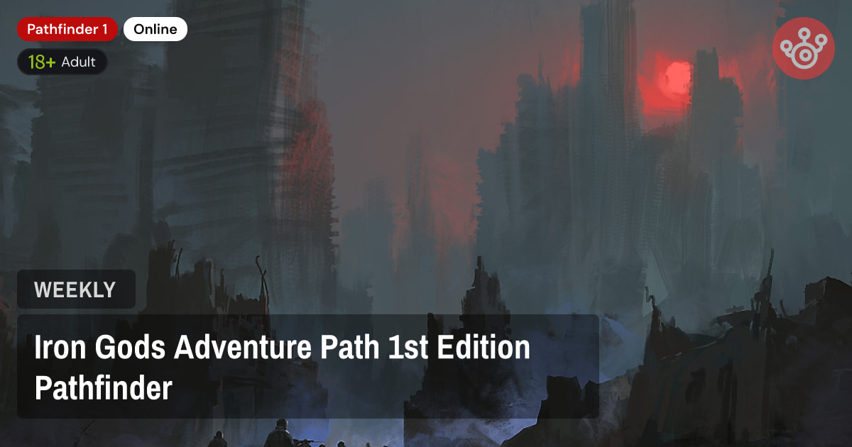 Iron Gods Adventure Path 1st Edition Pathfinder