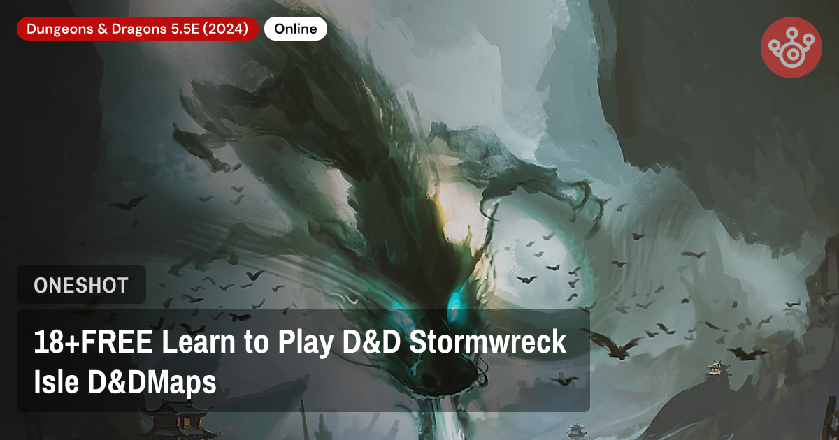 18+FREE Learn to Play D&D Stormwreck Isle D&DMaps