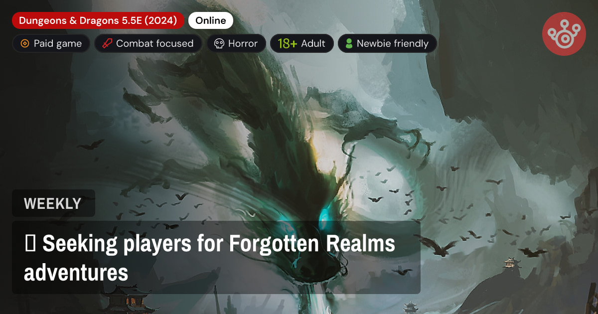 🎲 Seeking players for Forgotten Realms adventures